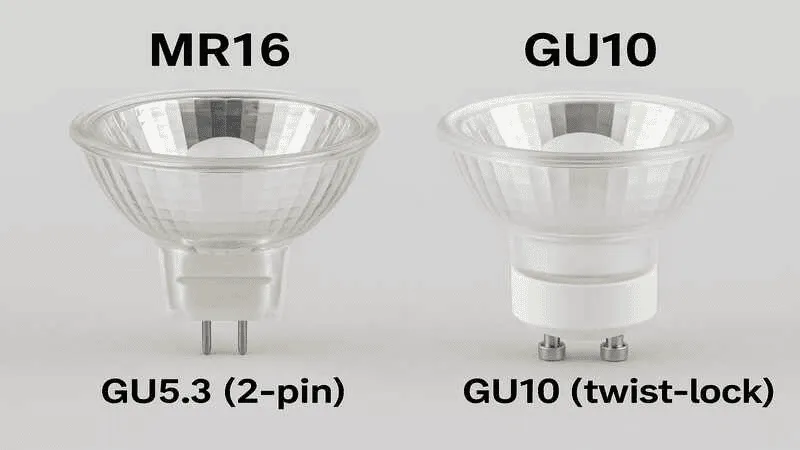 MR16 vs GU10 Bulbs