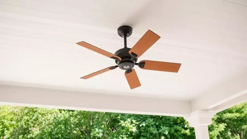 ceiling fan in outdoor