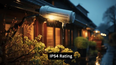 IP54 offers dust resistance