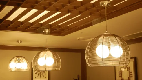 LED lighting in room